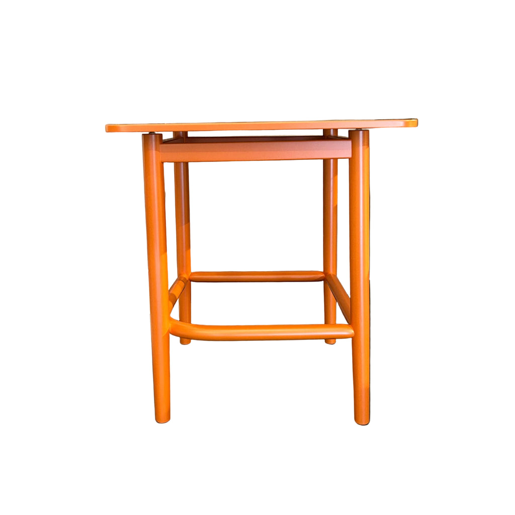 Single Curve Low Table Orange