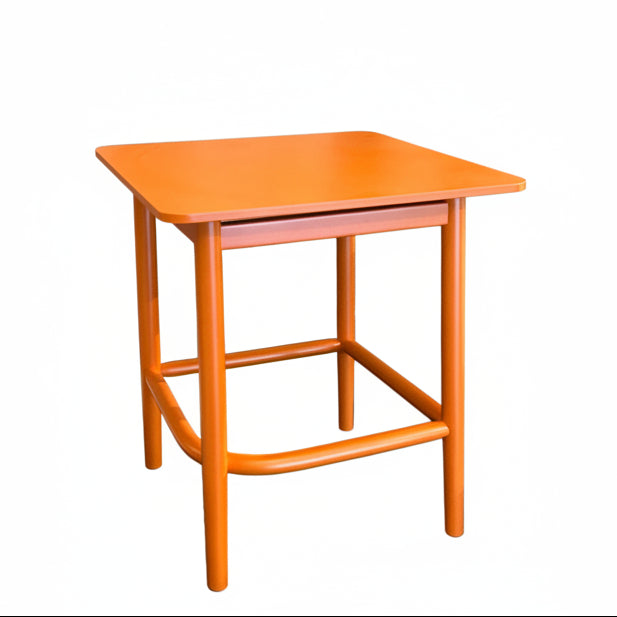 Single Curve Low Table Orange
