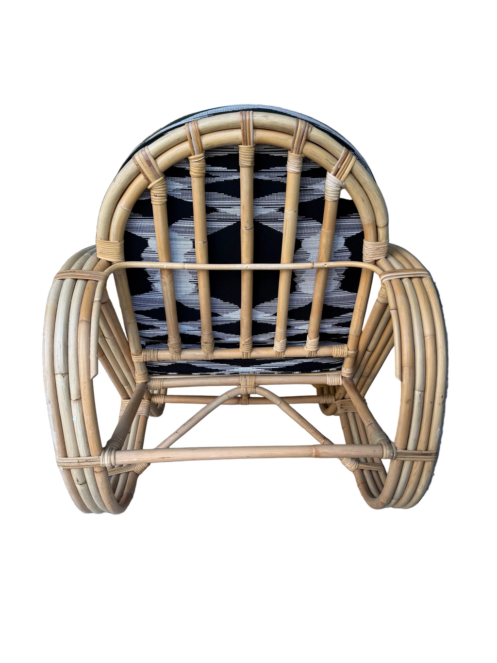 Rattan Pretzel Armchair
