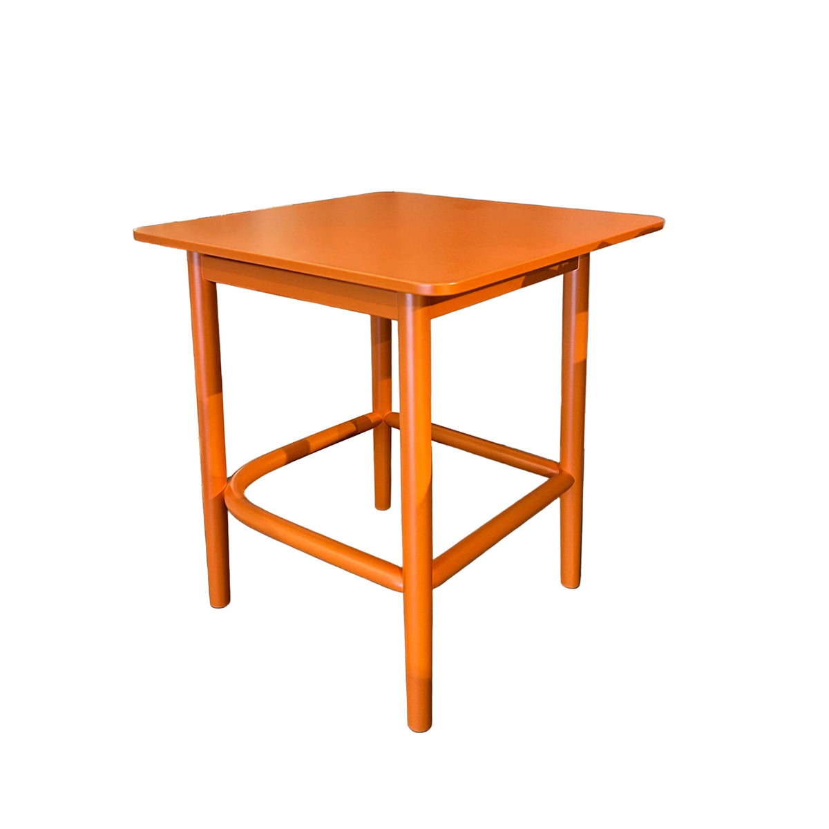 Single Curve Low Table Orange