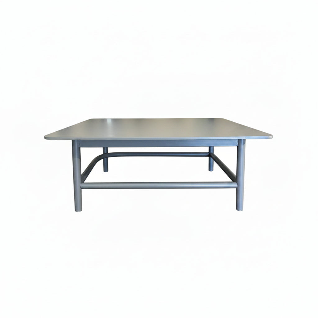 Single Curve Low Table C Teal Tone
