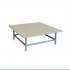 Single Curve Low Table C Teal Tone