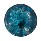 Large Textured Turquoise Glass, by Jacapo Foggini, Jungle Collection
