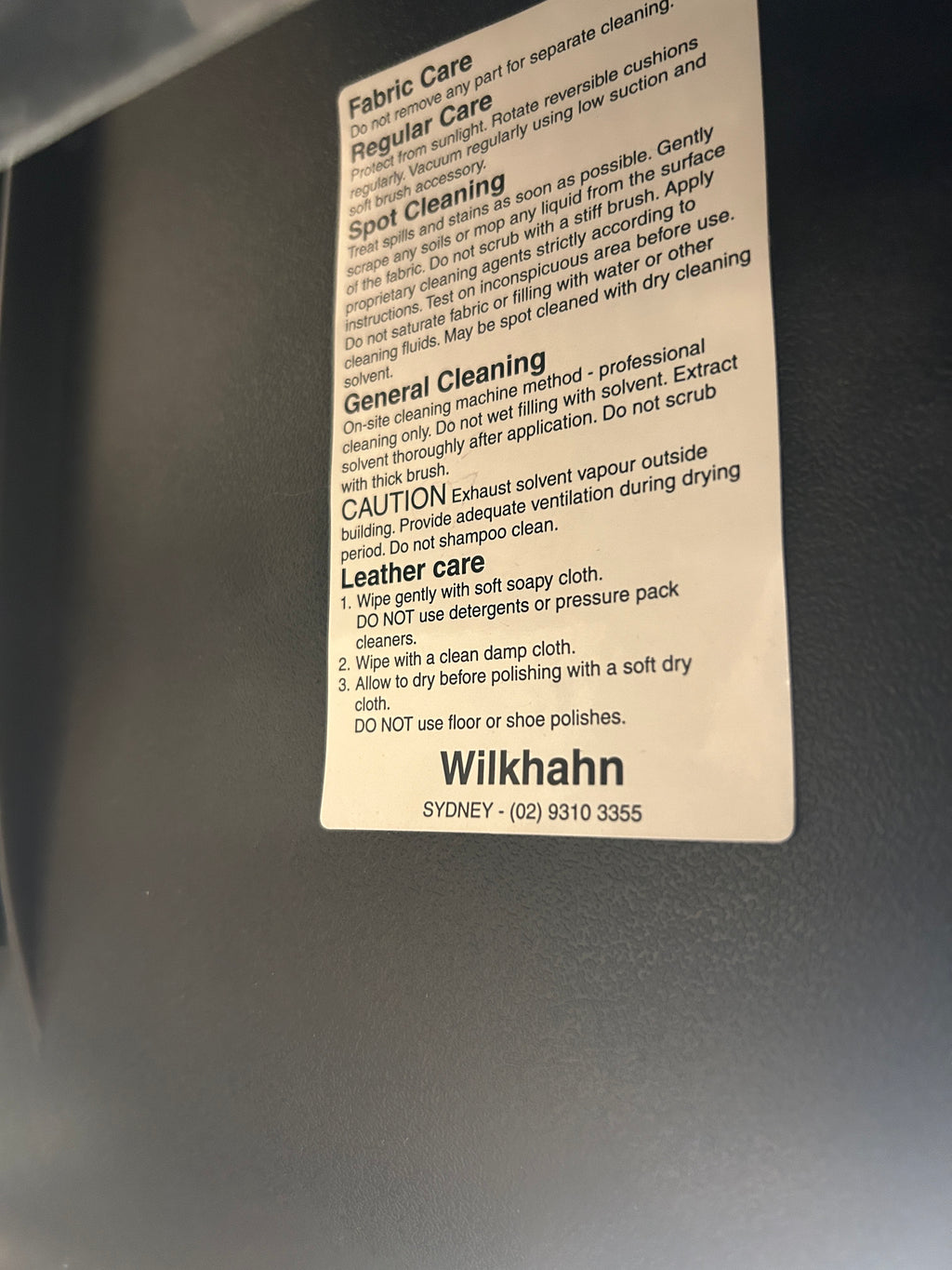 Wilkhahn Tan Leather Office Chair