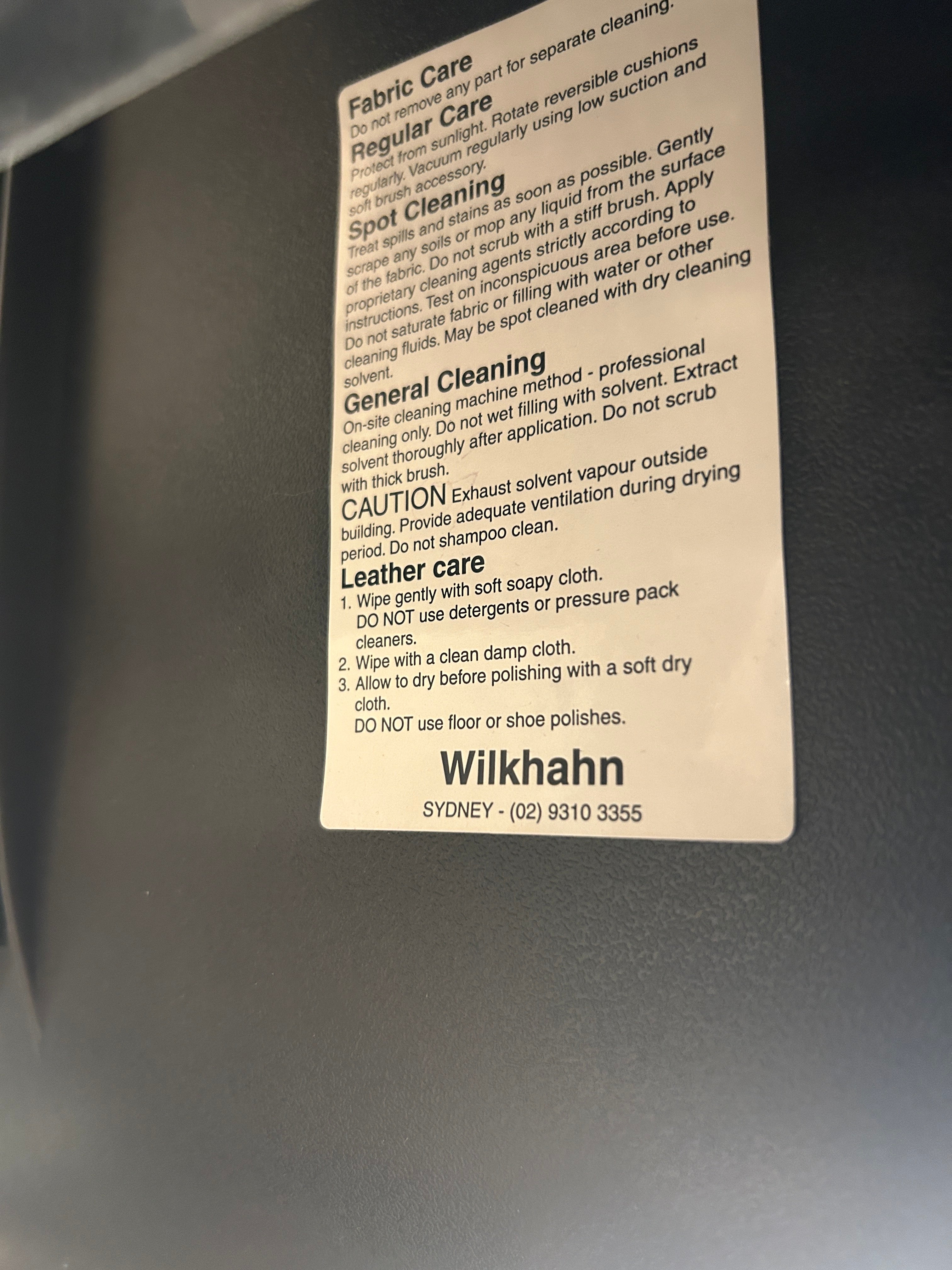 Wilkhahn Tan Leather Office Chair