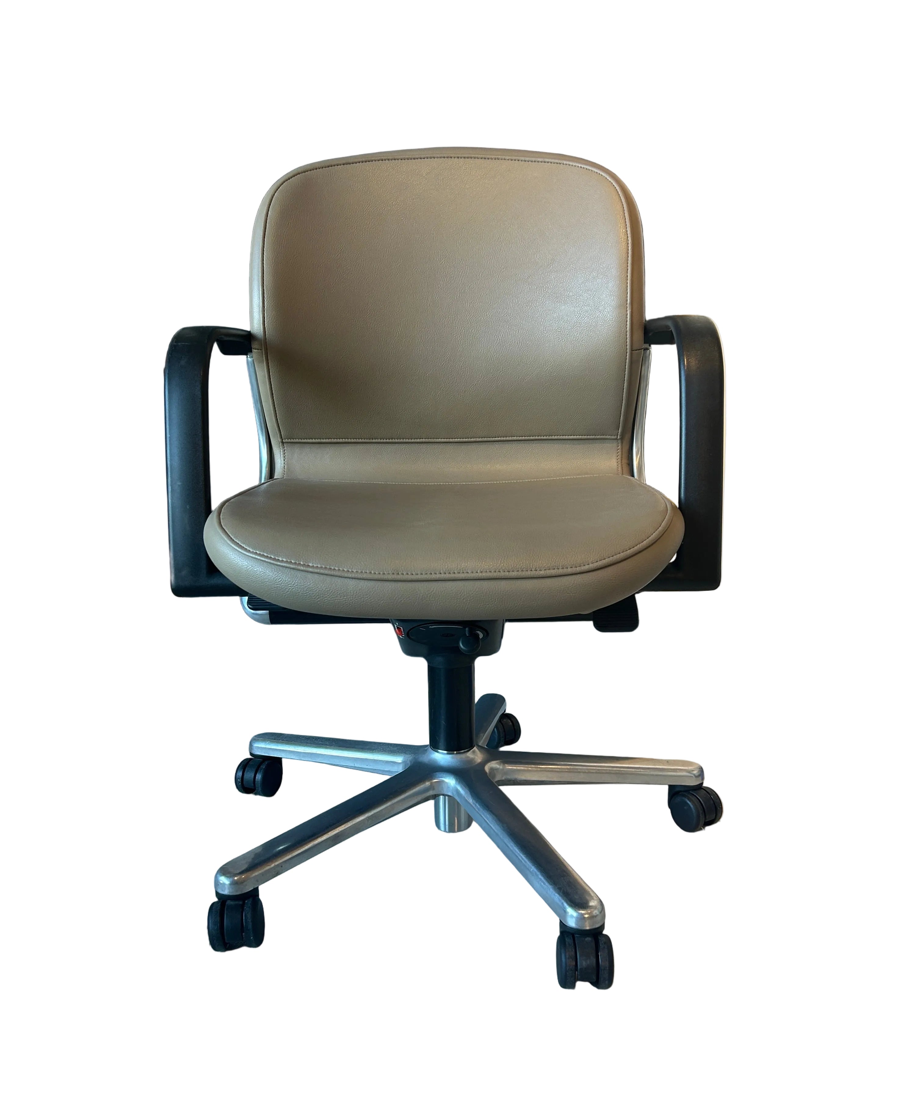 Wilkhahn Tan Leather Office Chair