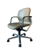Wilkhahn Tan Leather Office Chair