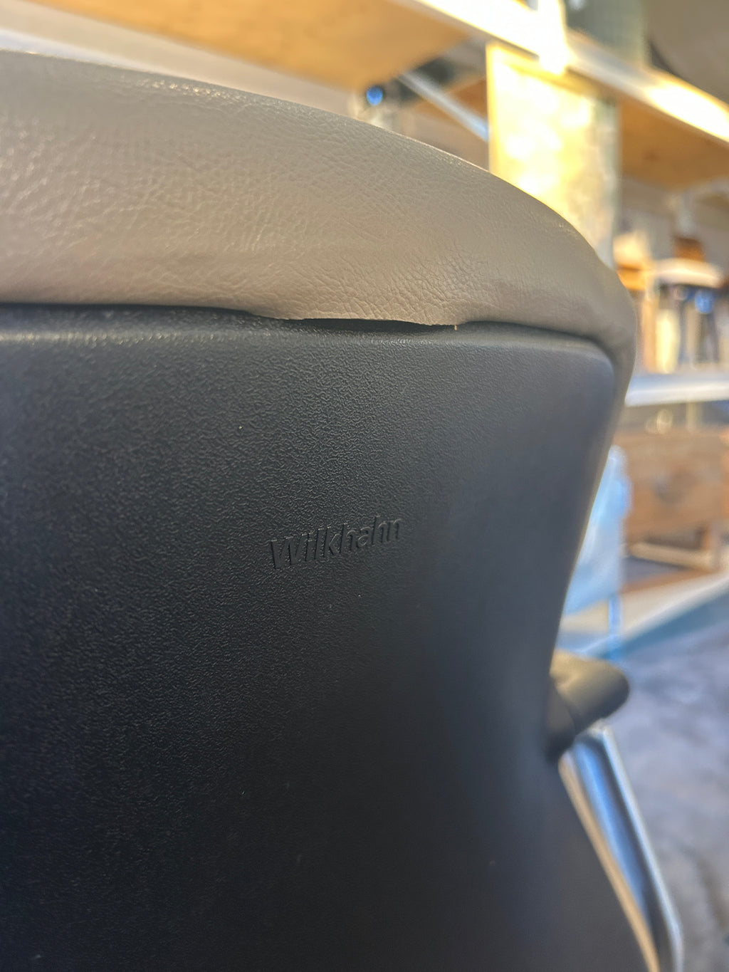 Wilkhahn Tan Leather Office Chair