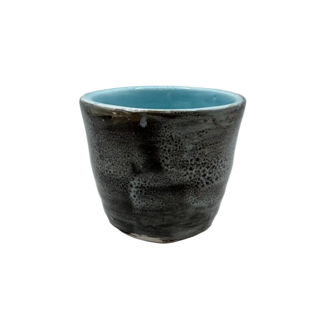 Handmade ceramic stoneware cup