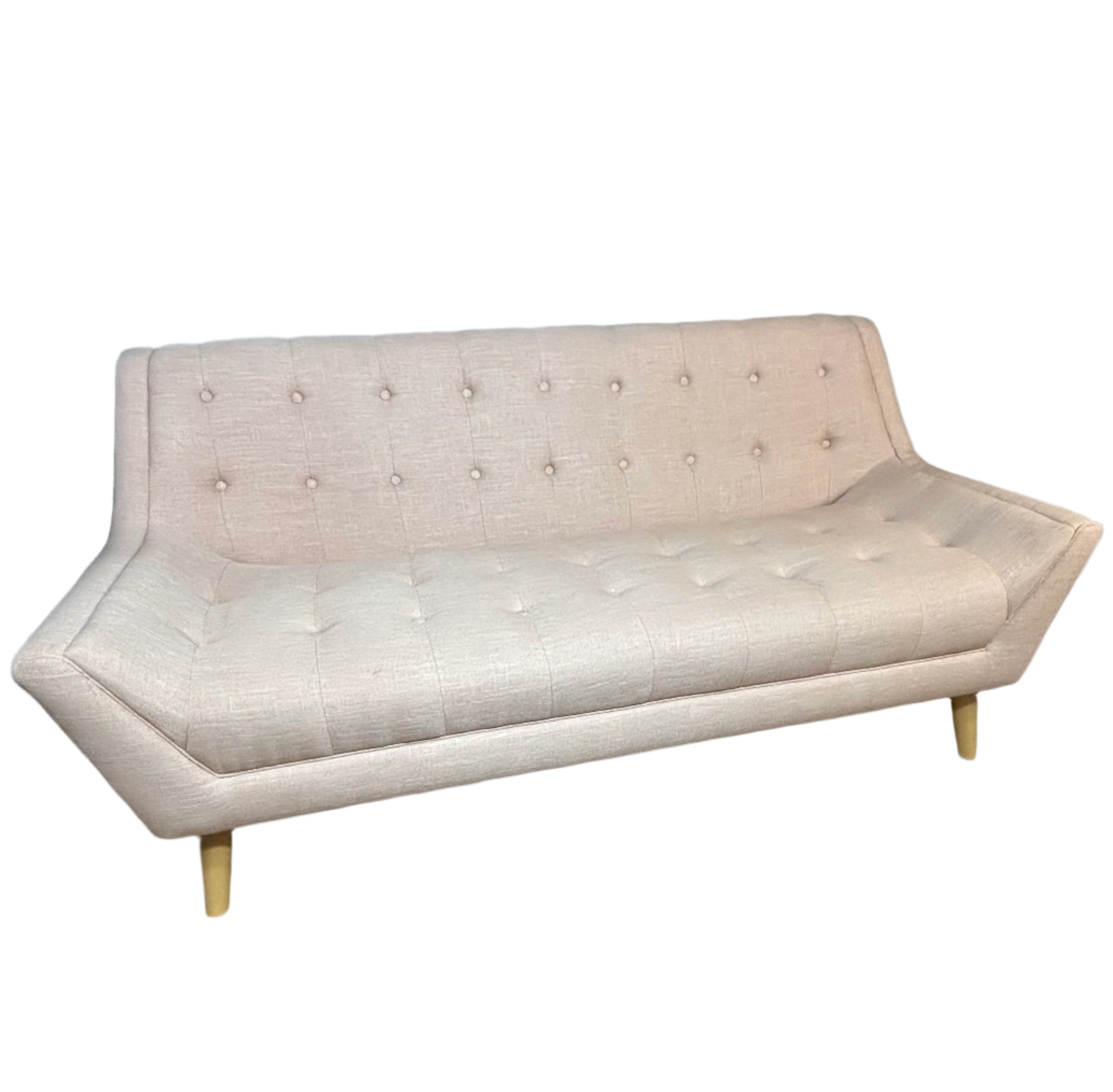 Brosa Sofa - 2.5 seater, Blush Pink