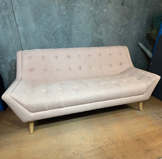 Brosa Sofa - 2.5 seater, Blush Pink