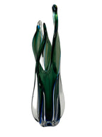 Hand-Blown Art Glass Vase