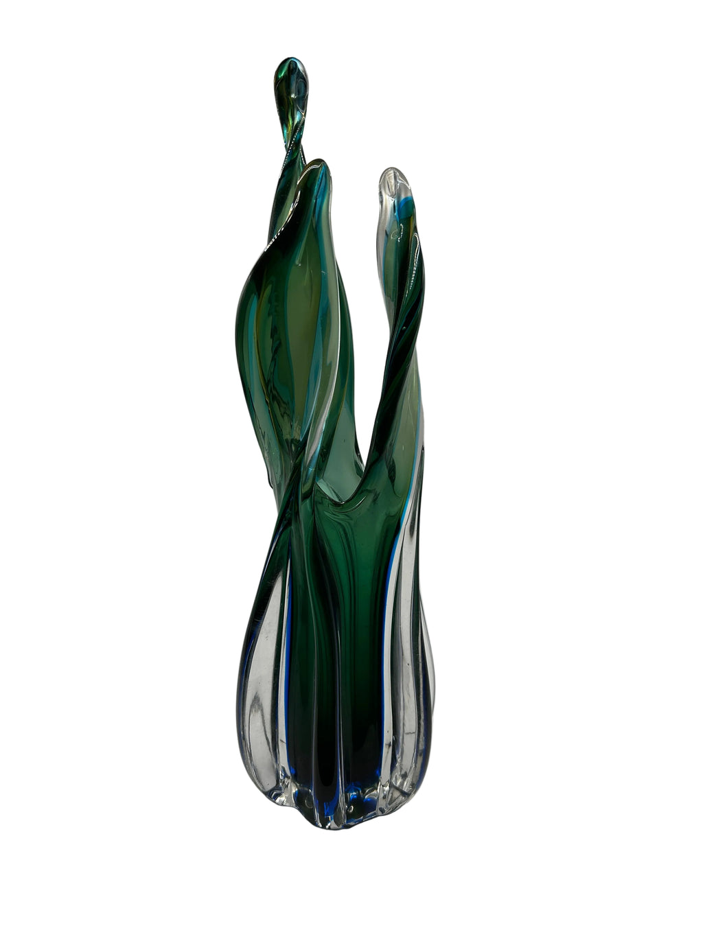 Hand-Blown Art Glass Vase