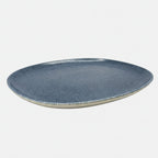 Bistro Blue Oval Plate Sango Ora Forio