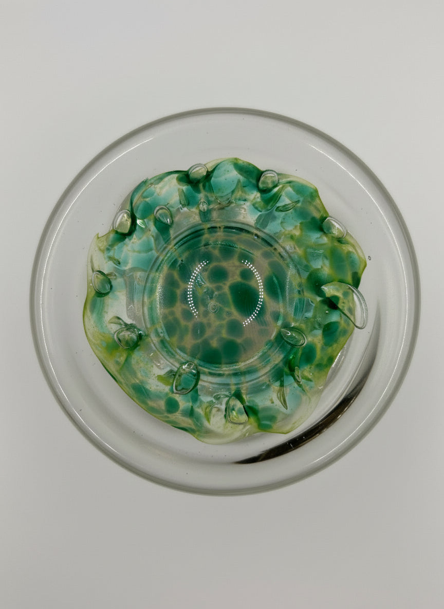 Handblown Glass Mushroom