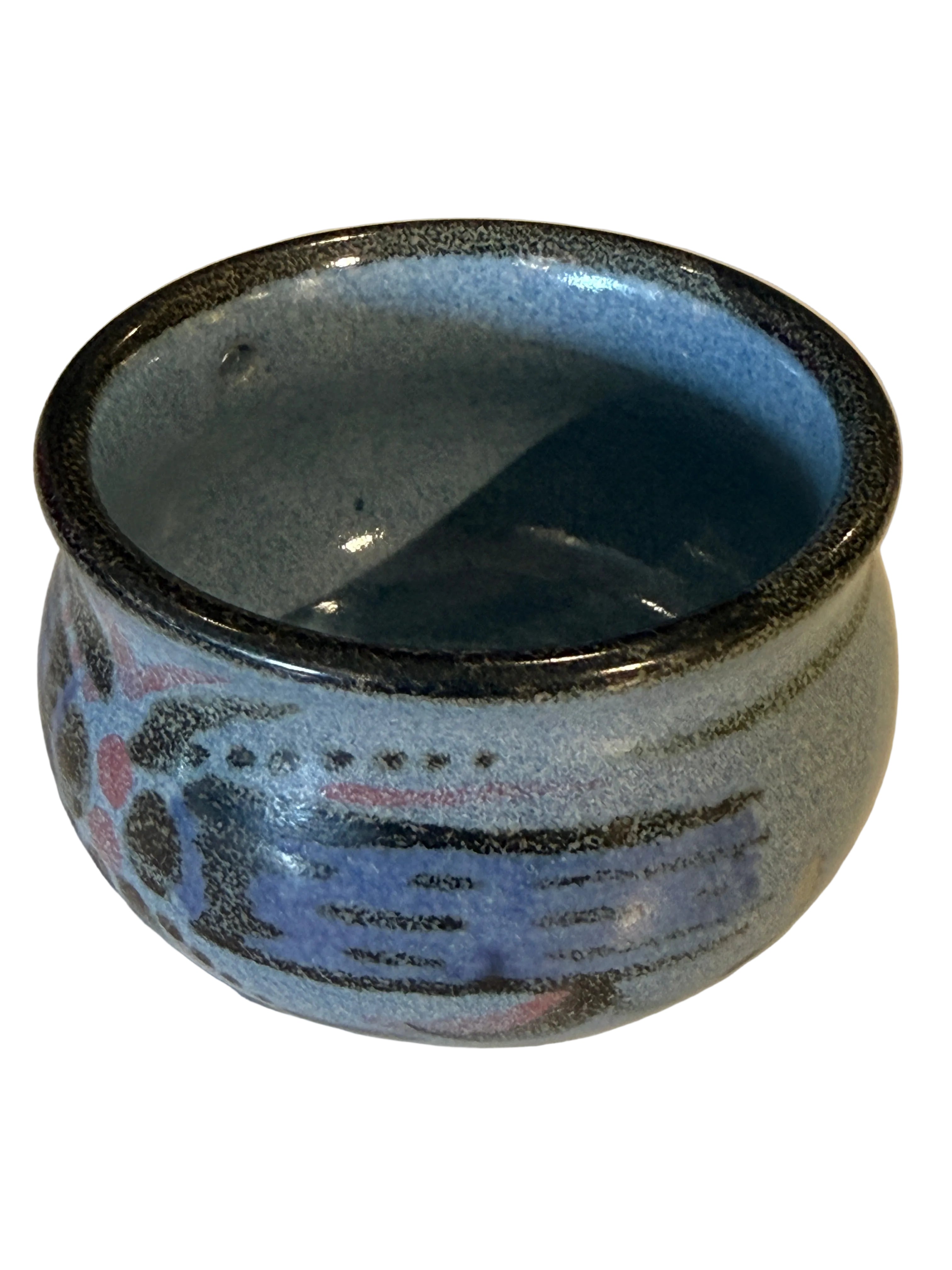 Blue Decorative Ceramic Bowl