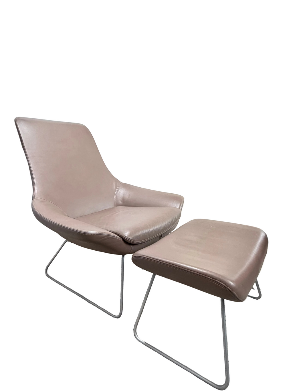 Flow Armchair & Footstool by Pearson Lloyd for Walter Knoll
