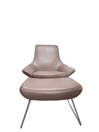 Flow Armchair & Footstool by Pearson Lloyd for Walter Knoll