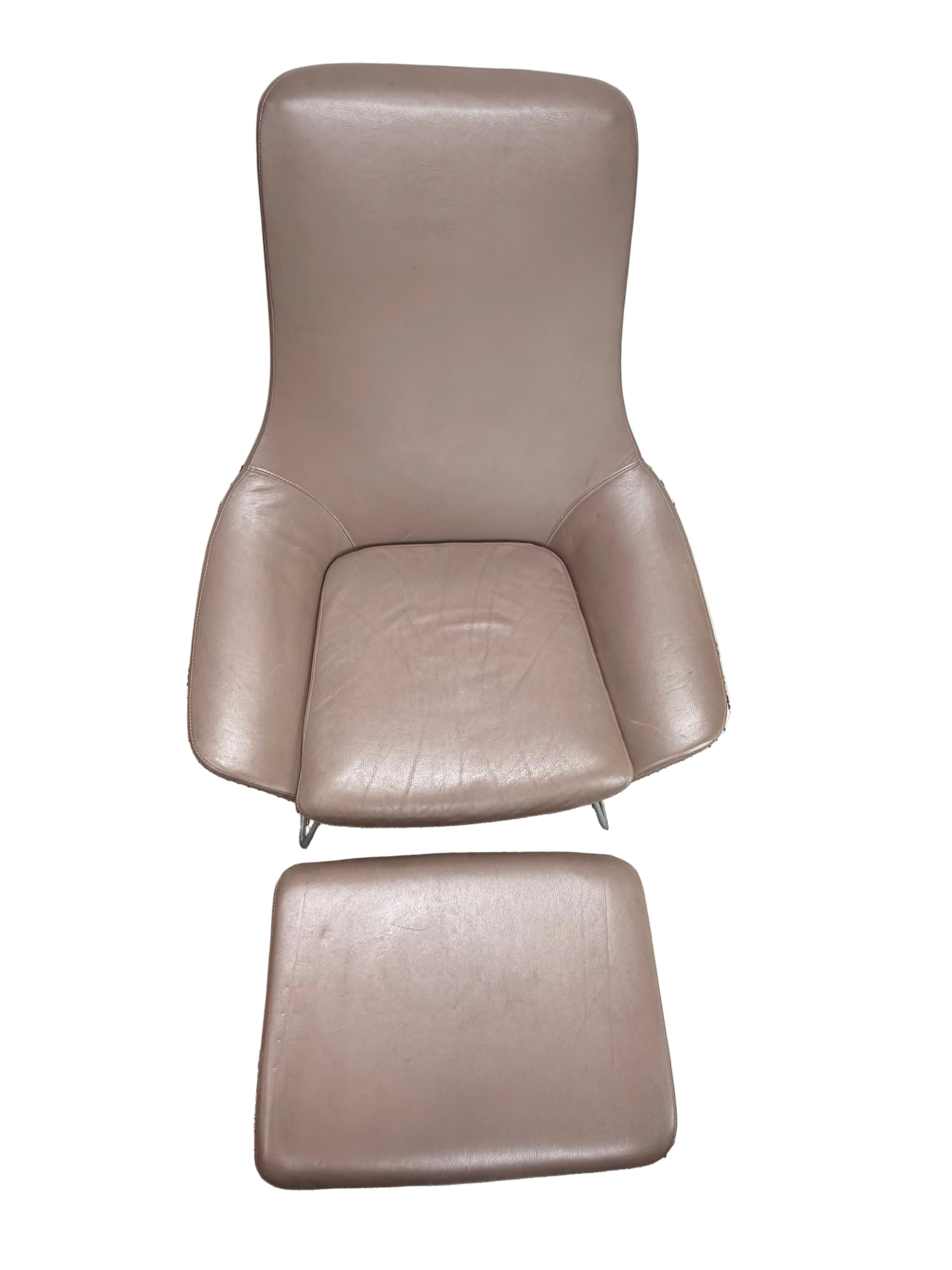 Flow Armchair & Footstool by Pearson Lloyd for Walter Knoll
