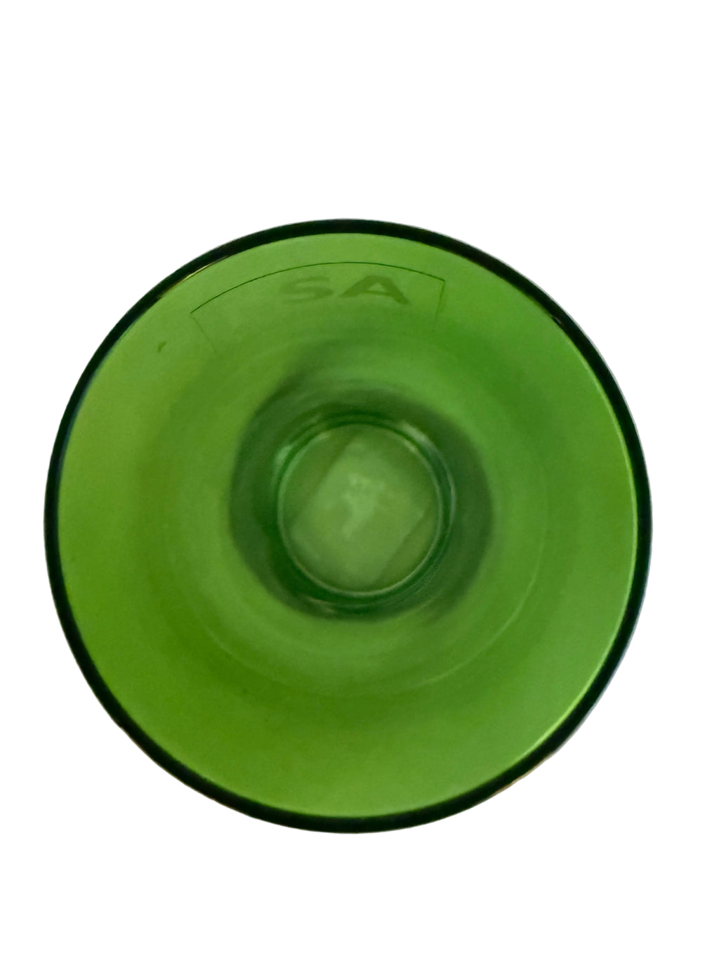 LSA International Green Mouth-Blown Small Vase