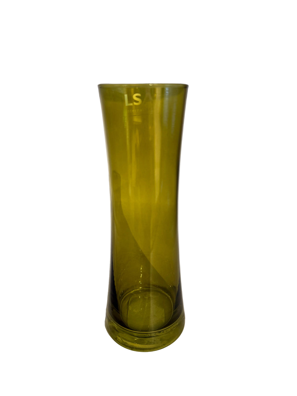 LSA International Olive Mouth-Blown Small Vase