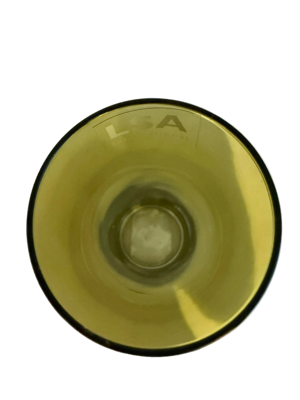 LSA International Olive Mouth-Blown Small Vase