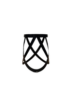 Black Metal Ribbon Stool by Cappellini