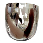 Sandy Glass Candle Holder Large