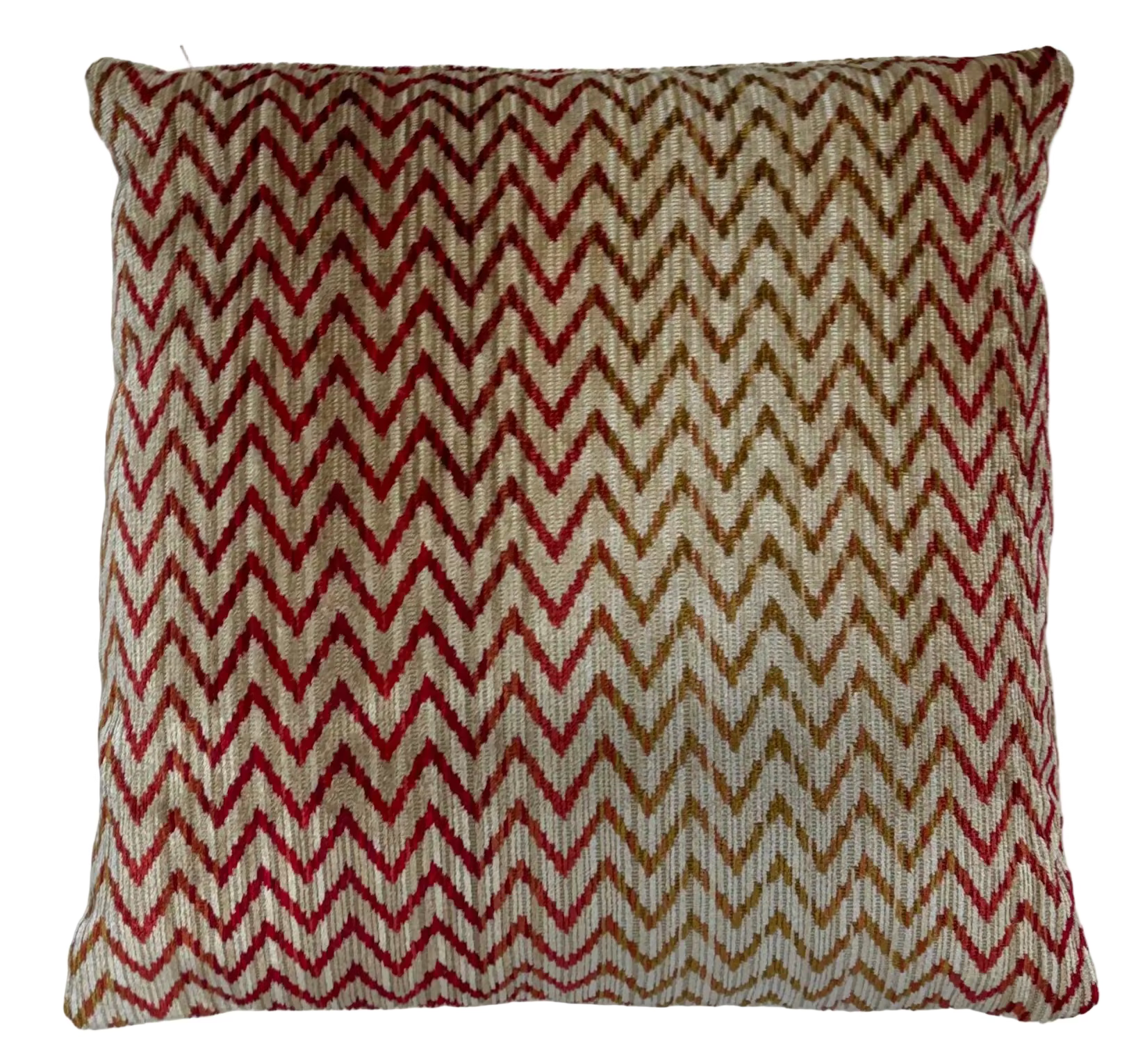 Colefax and Fowler Jerome Red Throw Cushion