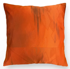 Planet Vintage Japanese Abstract Floral Cushion
