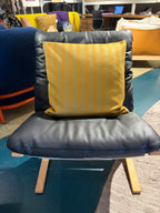 Alexander Girard Toostripe Ochre & Sienna Thrown Pillow