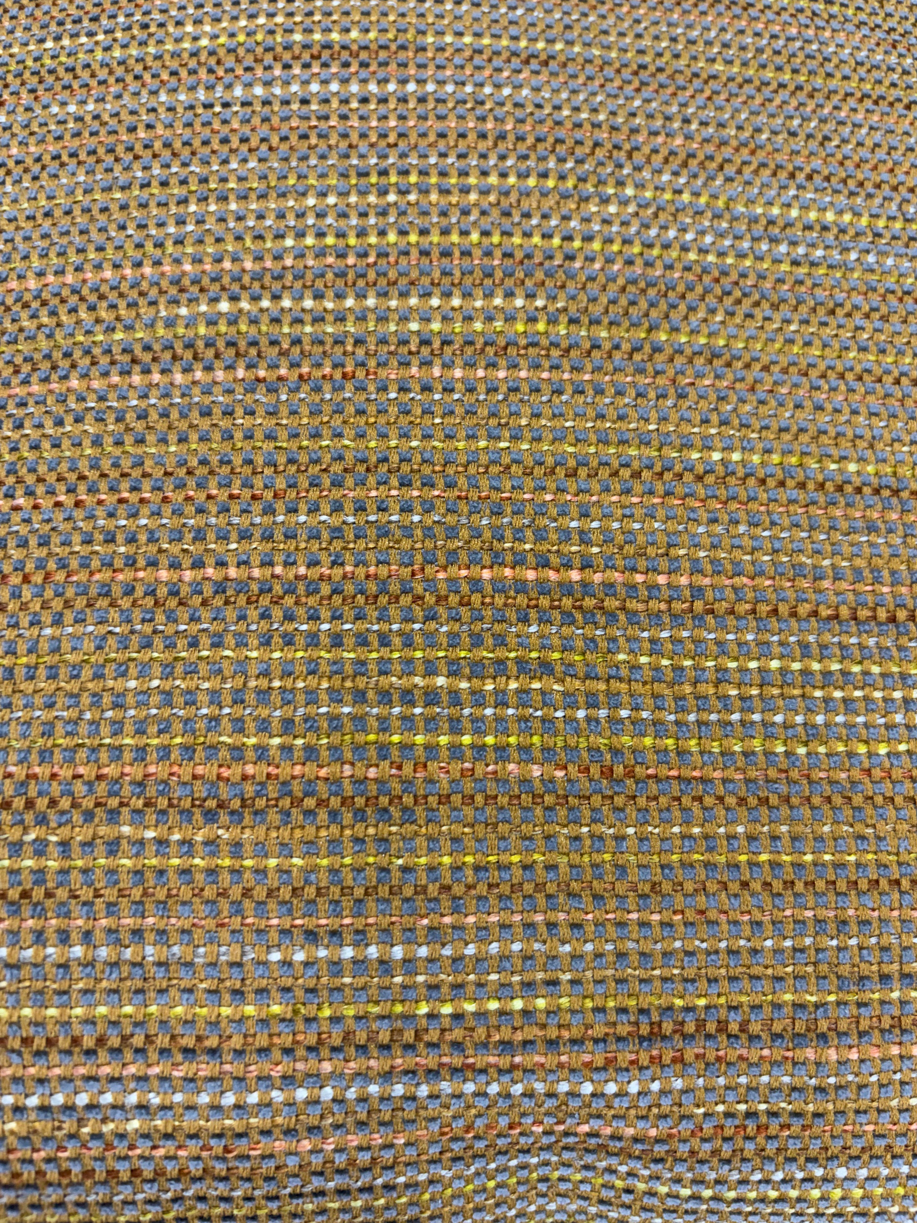 Gold Multi Striped Throw Cushion
