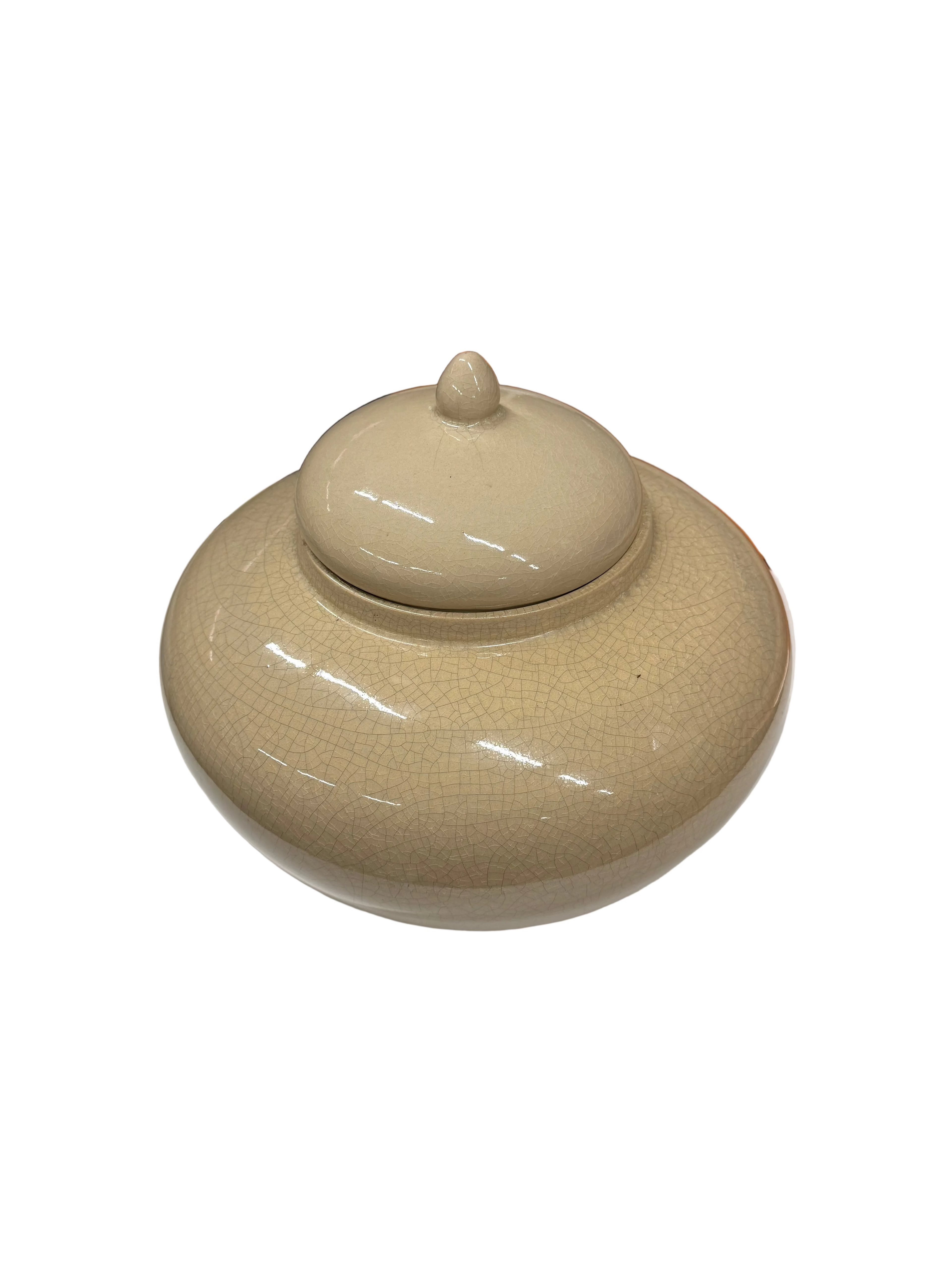 Extra Large Glazed Ceramic Jar