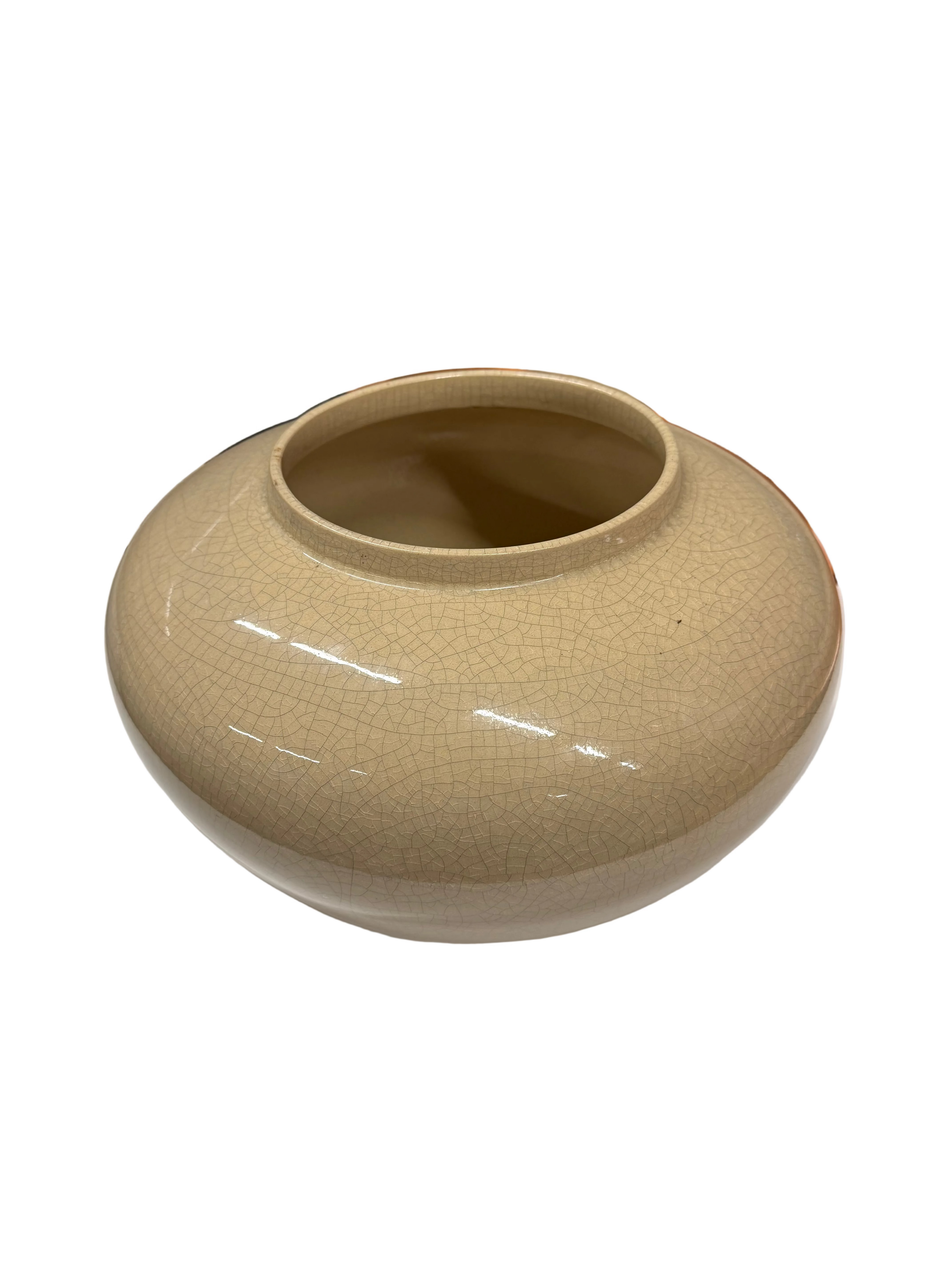 Extra Large Glazed Ceramic Jar