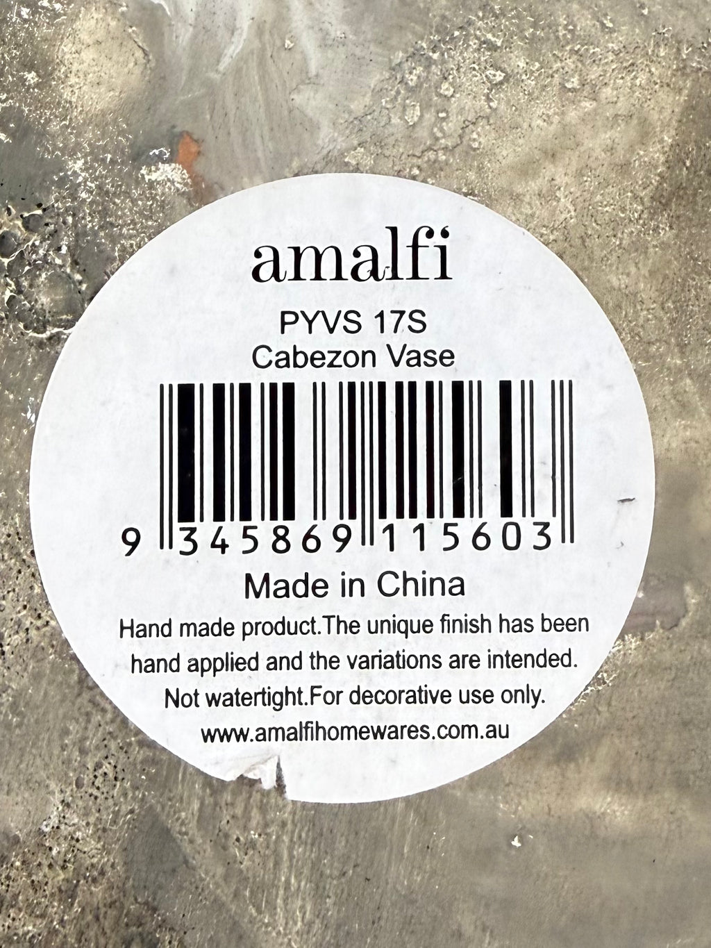 Amalfi Cabezon Vase
