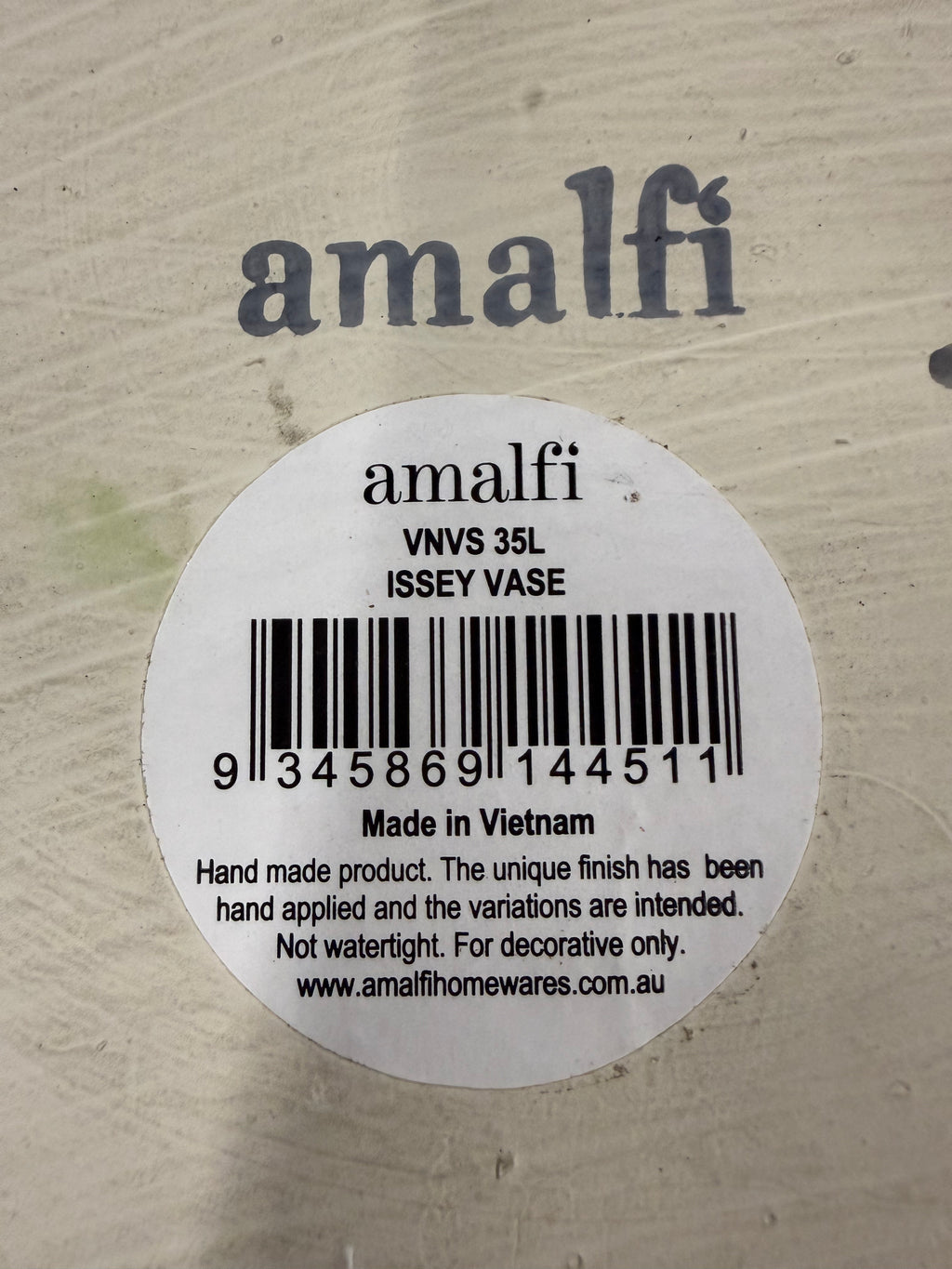 Large Amalfi Issey Vase