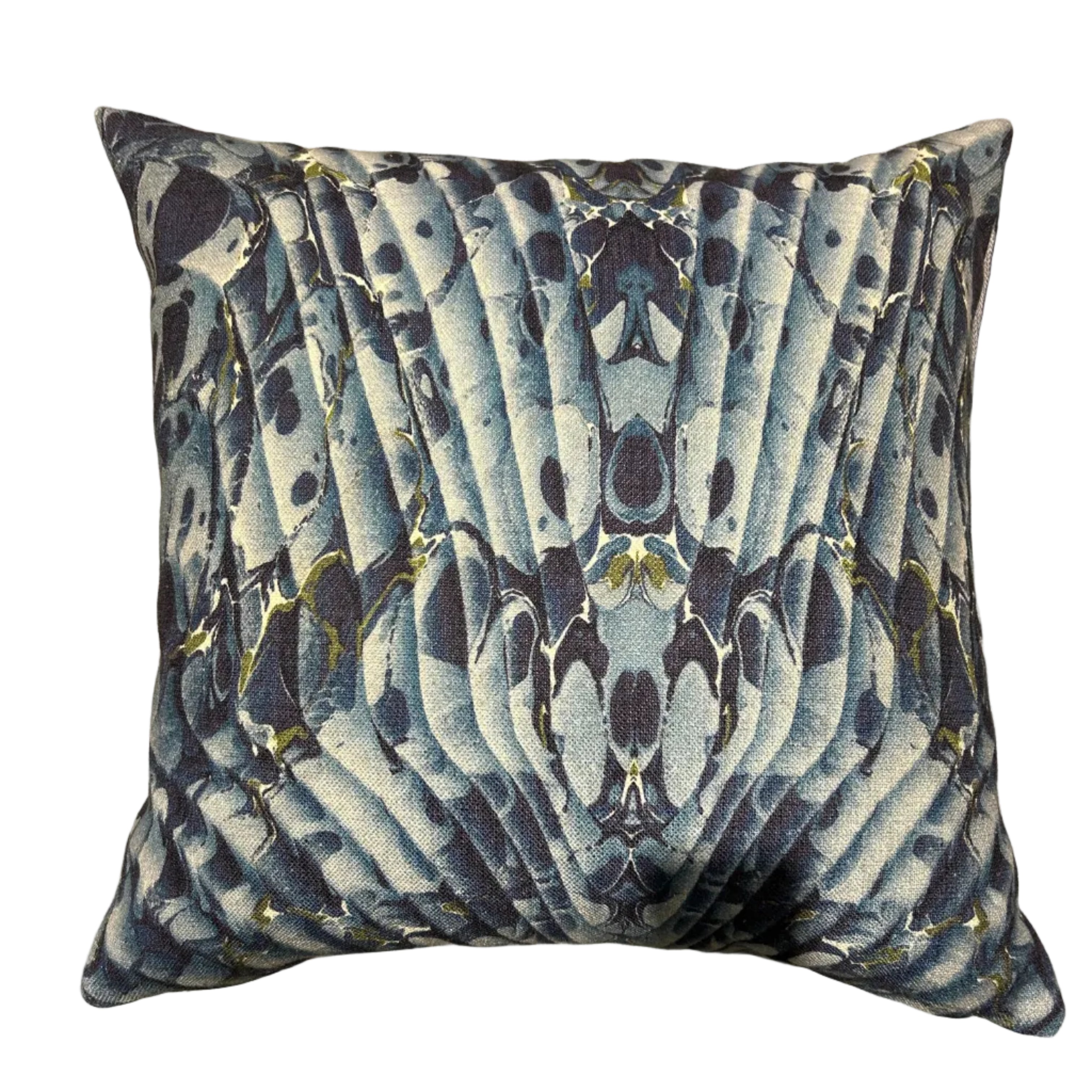 Blue Butterfly Cushion by Kerrie Brown