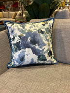 Blue Botanical Cushion
