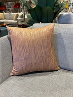 Warm Copper Stripe Cushion