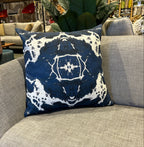 Indigo Kaleidoscope Cushion
