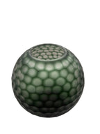 Adamaris Green Glass Globe Vase