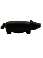 Rustic Carved Timber Pig