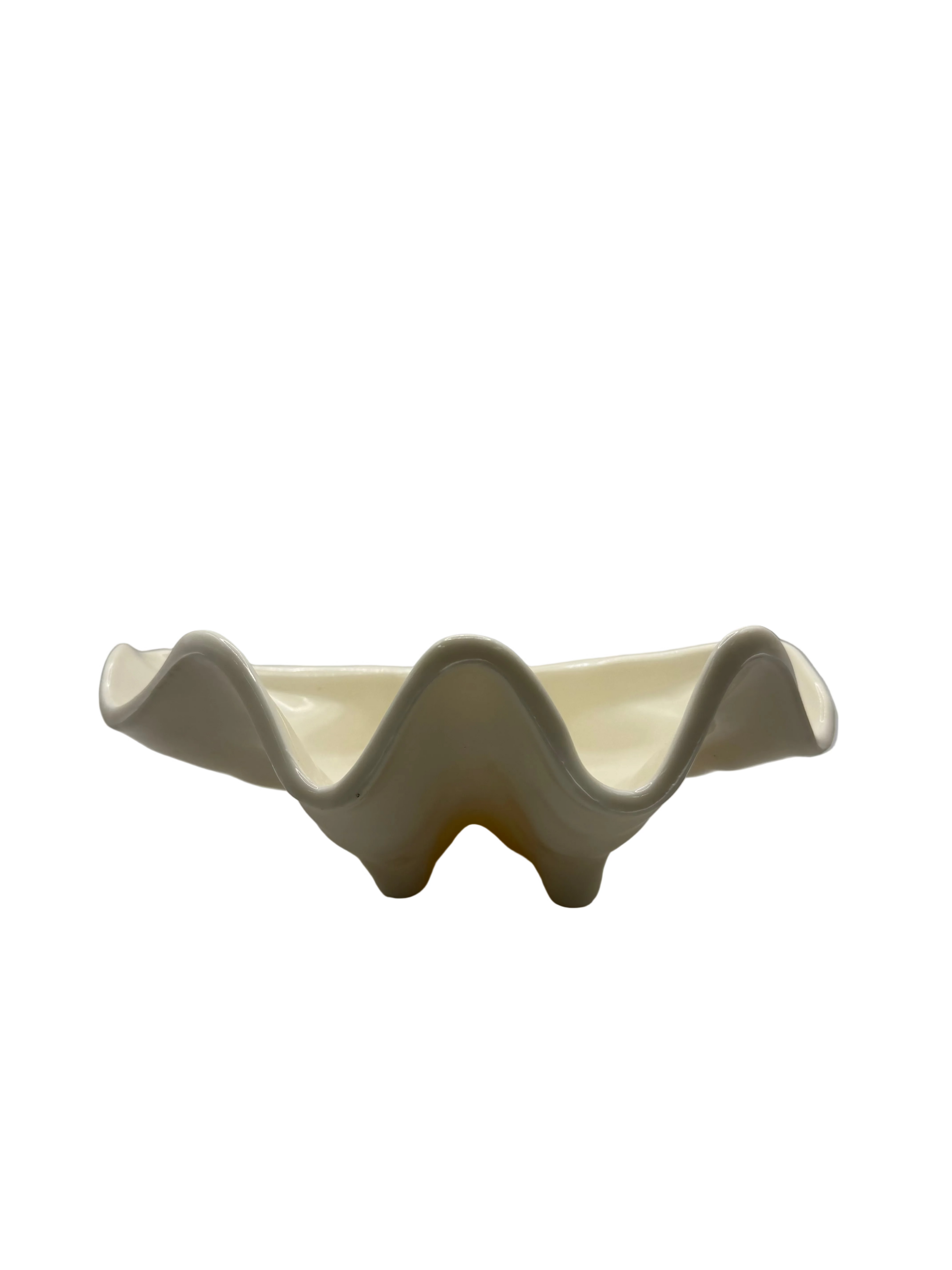 Gloss White Shell Bowl