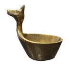 Llama Gold Decorative Bowl