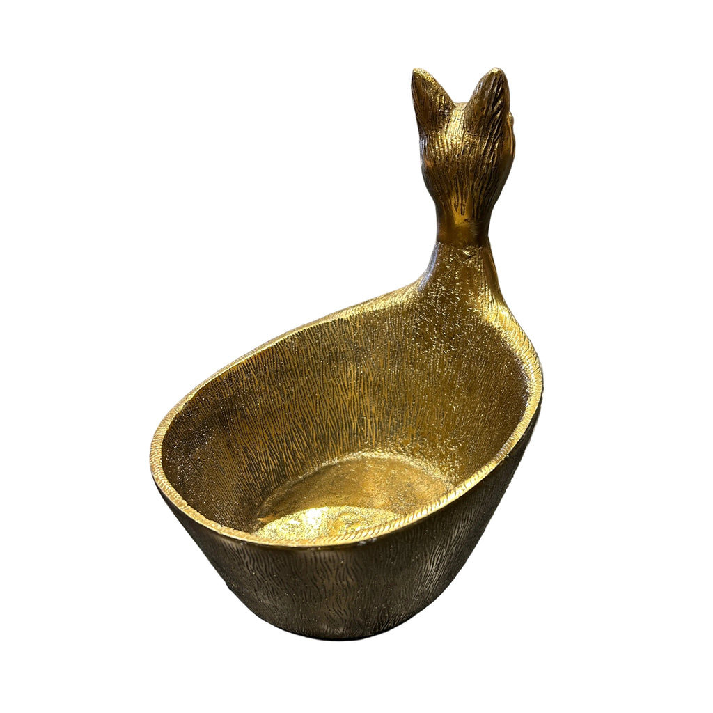 Llama Gold Decorative Bowl