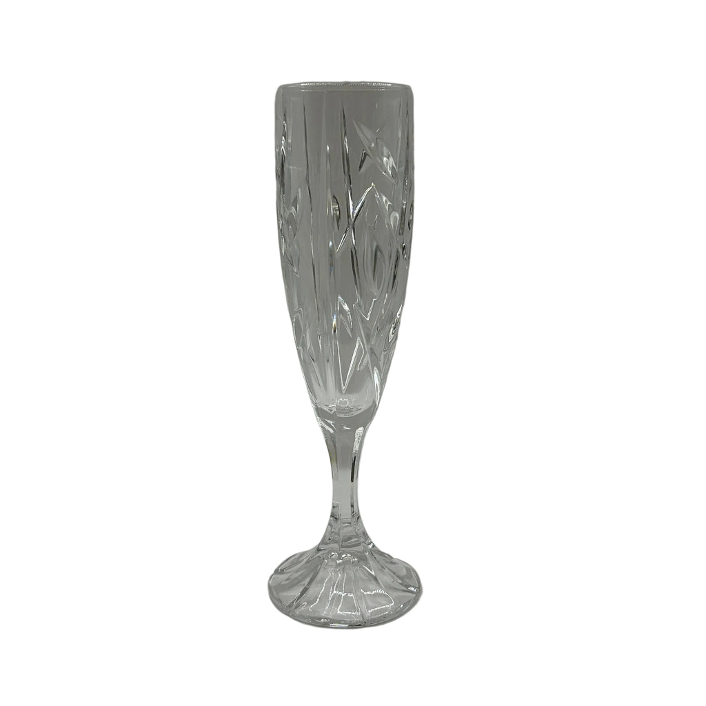 York Lead Crystal Champagne Flute