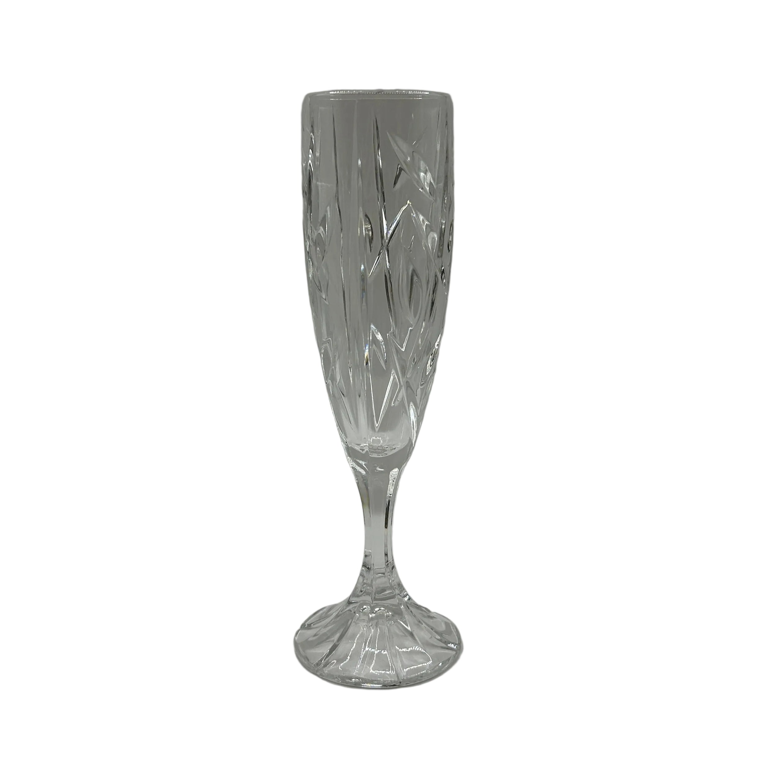 York Lead Crystal Champagne Flute