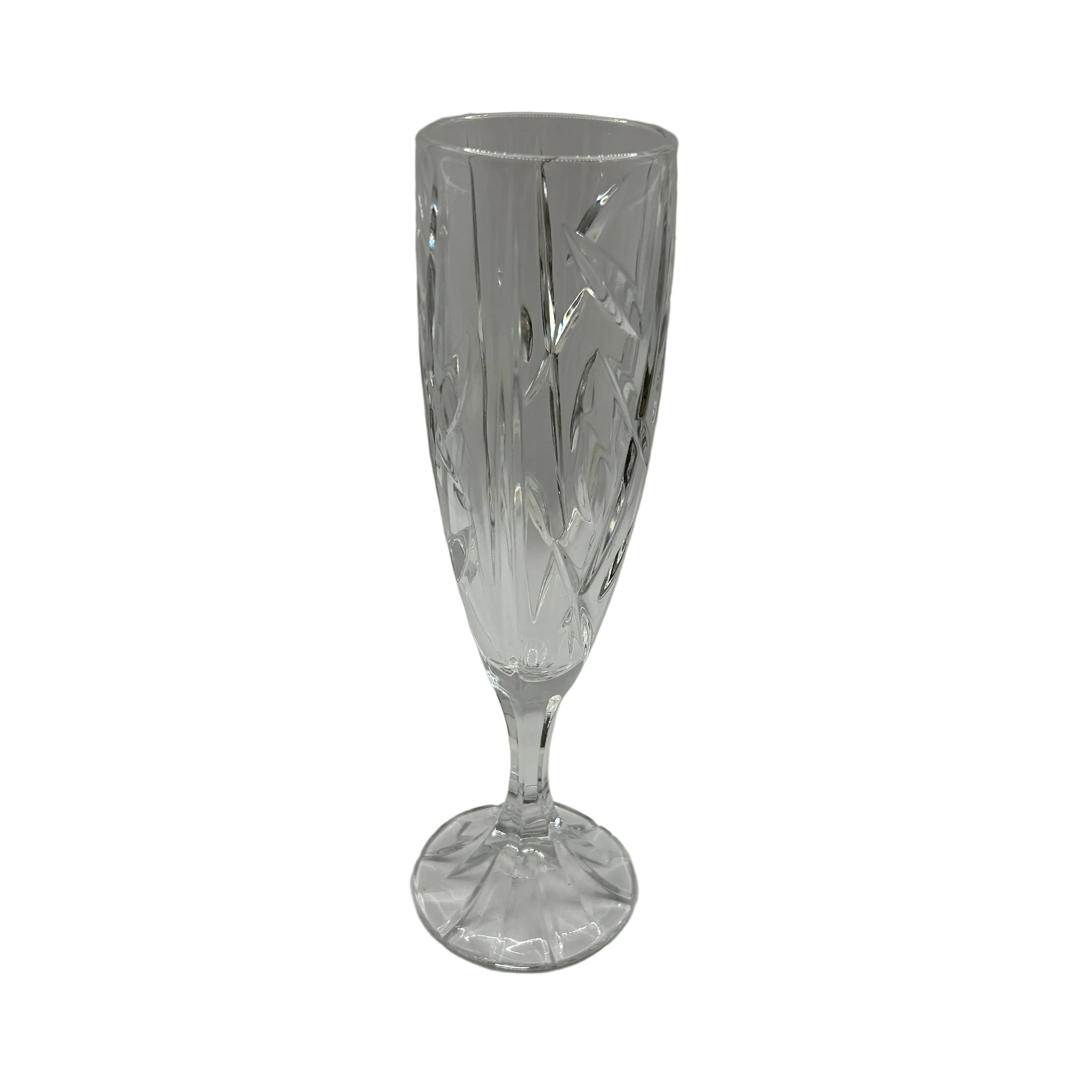 York Lead Crystal Champagne Flute