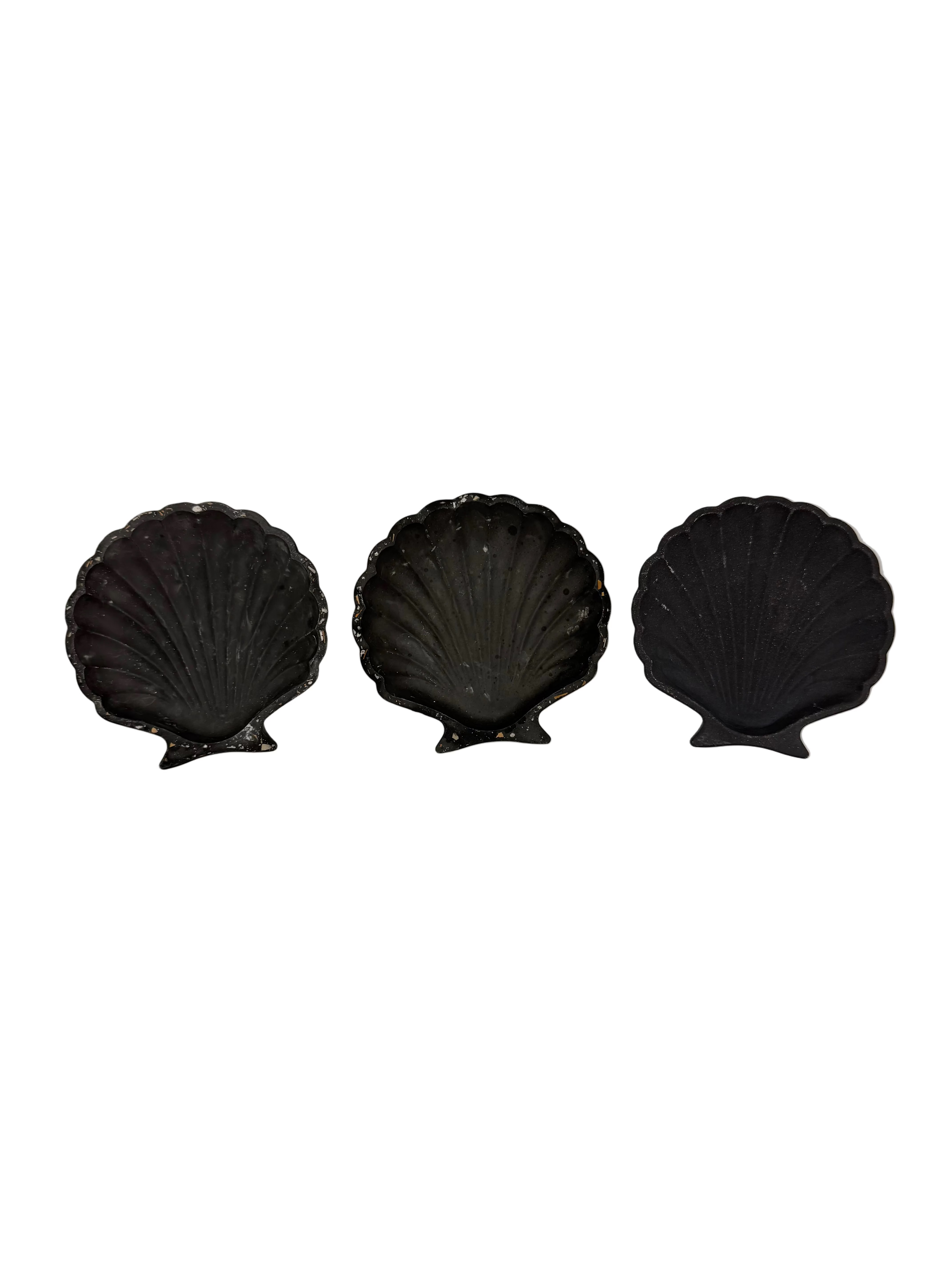 Shell Shaped Trinket Dishes - Set of 3