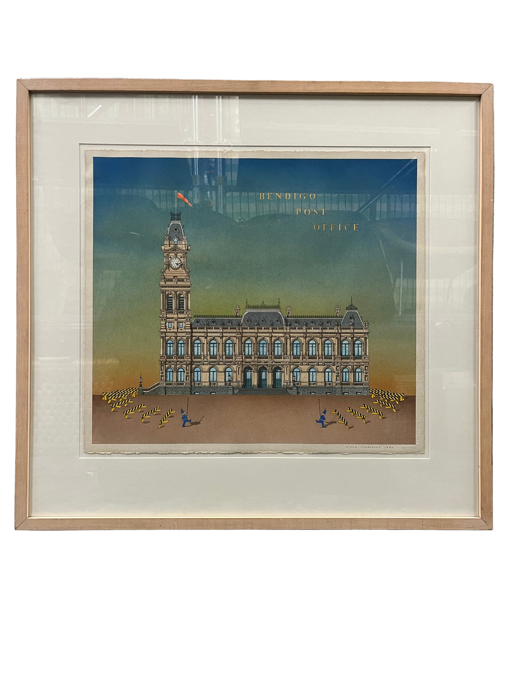Bendigo Post Office  by Simon Fieldhouse - Framed Art Print